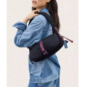 Coachtopia Puffy Wavy Dinky Bag Black Shoulder Puffer Casual Sustainable NWT